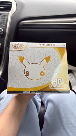 30th celebration Pokemon elite trainer box