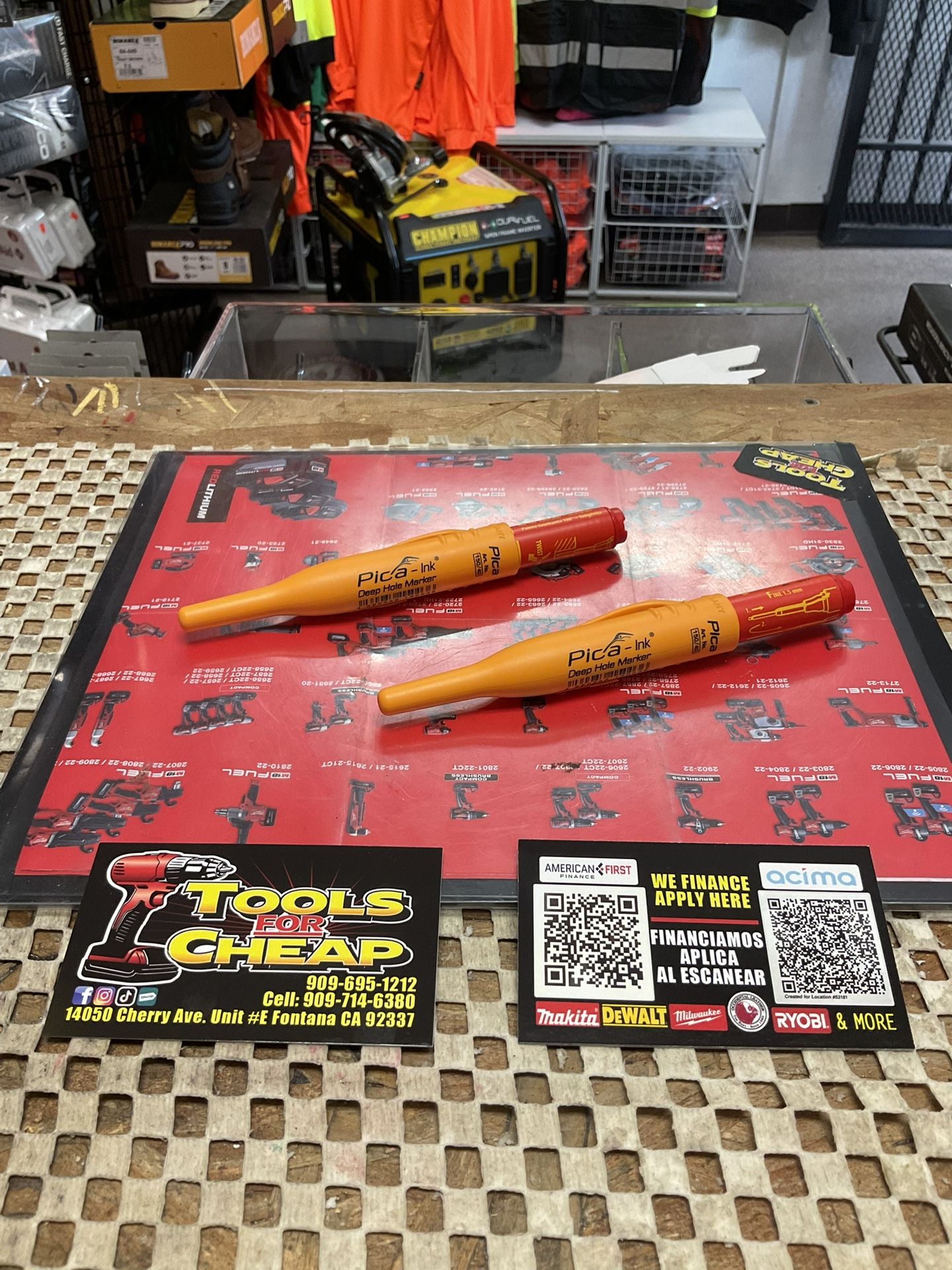 PICA Ink Deep Hole Marker- Red $10 EACH