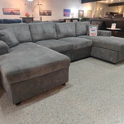 Gray Sectional 