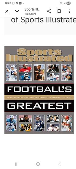 Sports Illustrated Footballs Greatest (Hardcover)