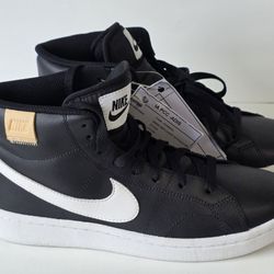 Nike WMNS Court Royale 2 Mid Black White Sample High-Top Sneakers Size W7

