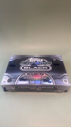 NBA 2025-2026 Topps Chrome Black Sealed Hobby Boxes