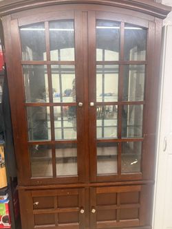 Cabinet with Glass Doors