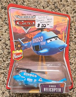Disney Pixar Cars Dinoco Helicopter #27 World of Cars