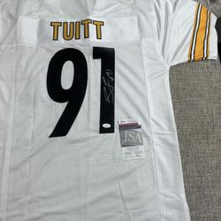 Stephon Tuitt Signed Autograph Custom Jersey - JSA Coa - Pittsburgh Steelers