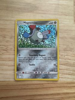 Magnemite Holo Pokémon Card 8/12 2018 McDonald’s promos
