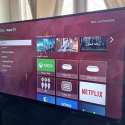 65” TCL ROKU SMART 4K TV