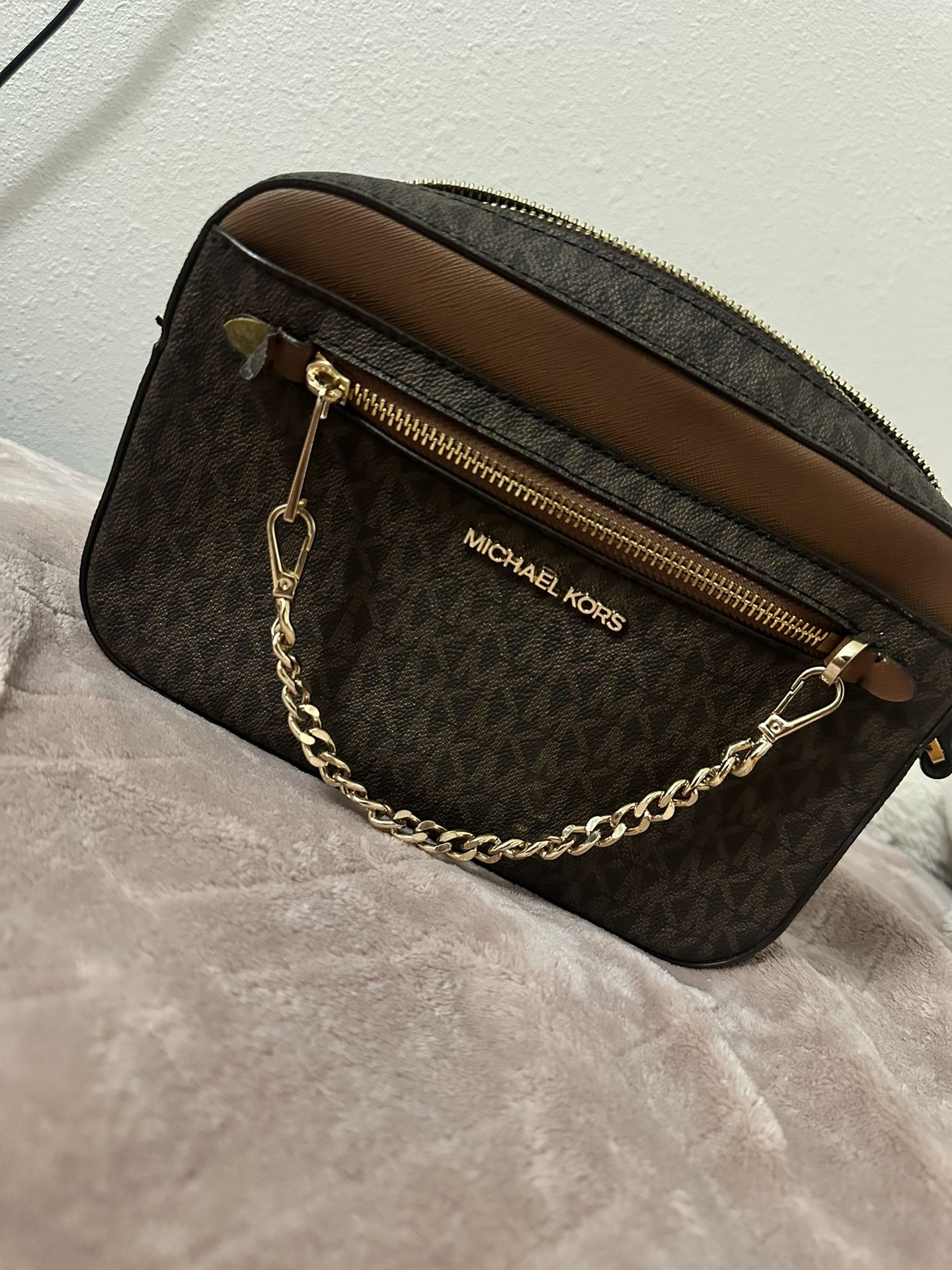 Brown Michael Kors Cross Body 