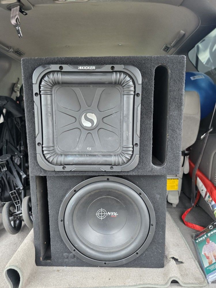 10" & 15" Subwoofers - Perfect Combo or Sold Separate