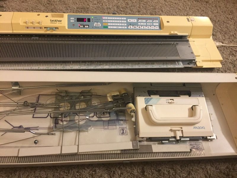 Brother kh930e electronic knitting machine