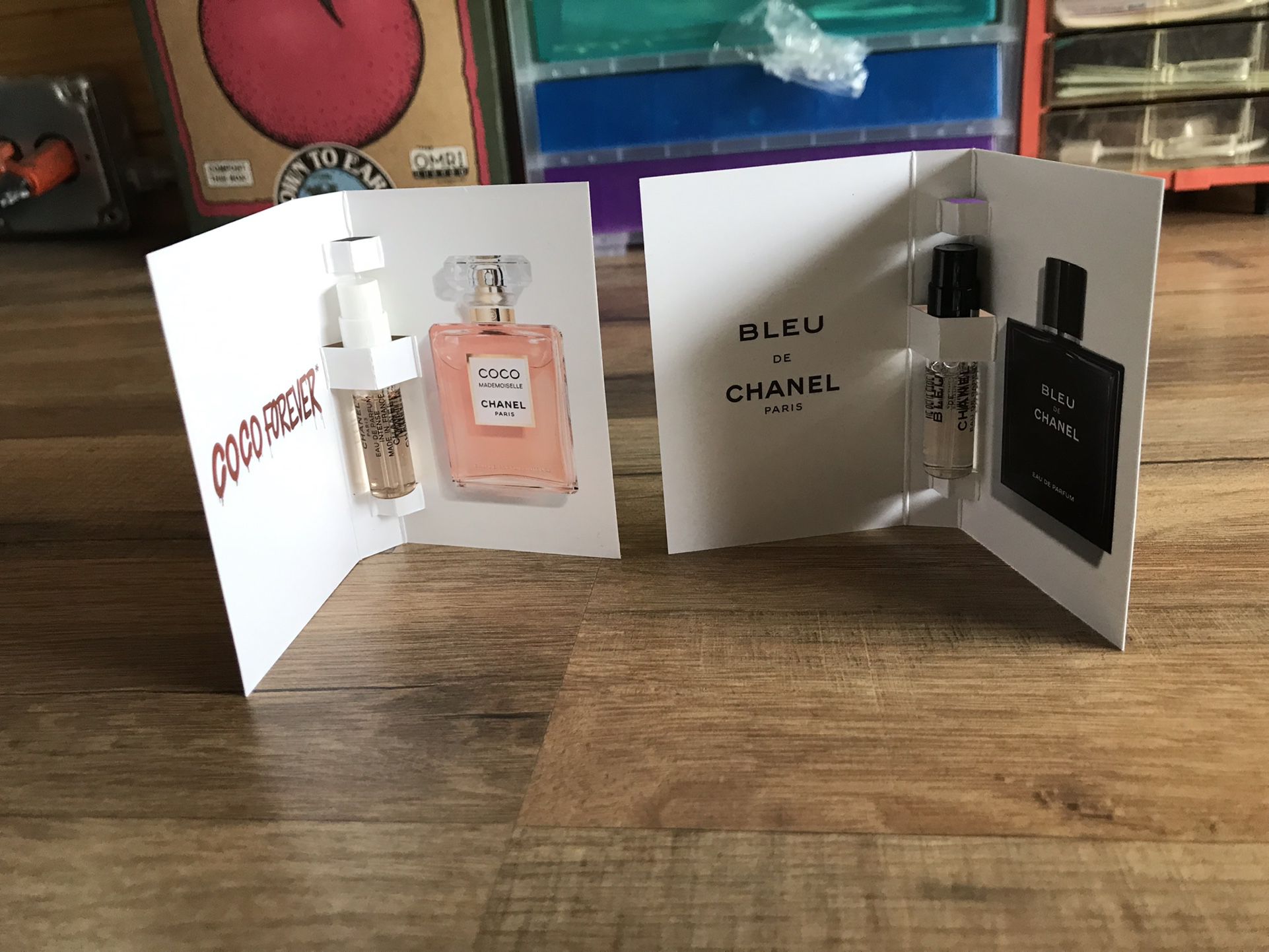 Coco Chanel and Blue De Chanel Mini perfumes