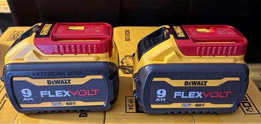 DEWALT FLEXVOLT 20V/60V MAX Lithium-Ion 9.0Ah Battery Pack, 150 each