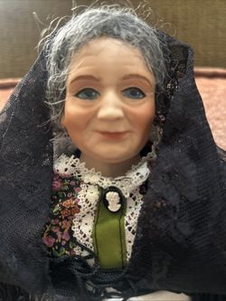 Beulah Markus Grandma Babushka Porcelain Doll