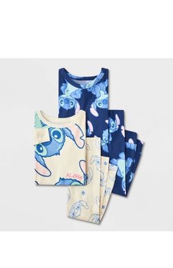 Stitch 4 piece pajamas set