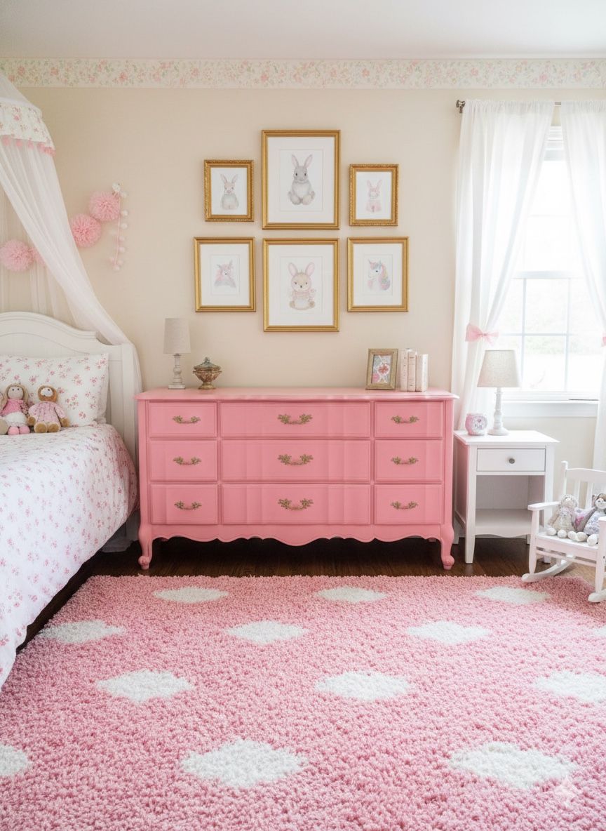 Vintage French Provincial Kent Coffey Dresser 🩷