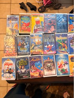 Disney VHS collection lot