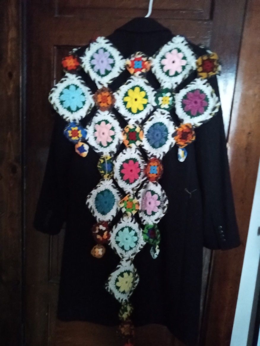 Granny Square Poncho