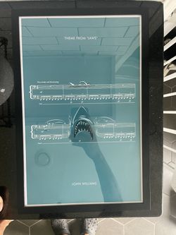 Jaws Music Artwork Frame