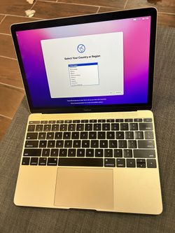 12” MacBook Model 1534 M7 Chip Gold Color
