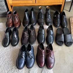 MEN'S SHOES, LOT OF 10