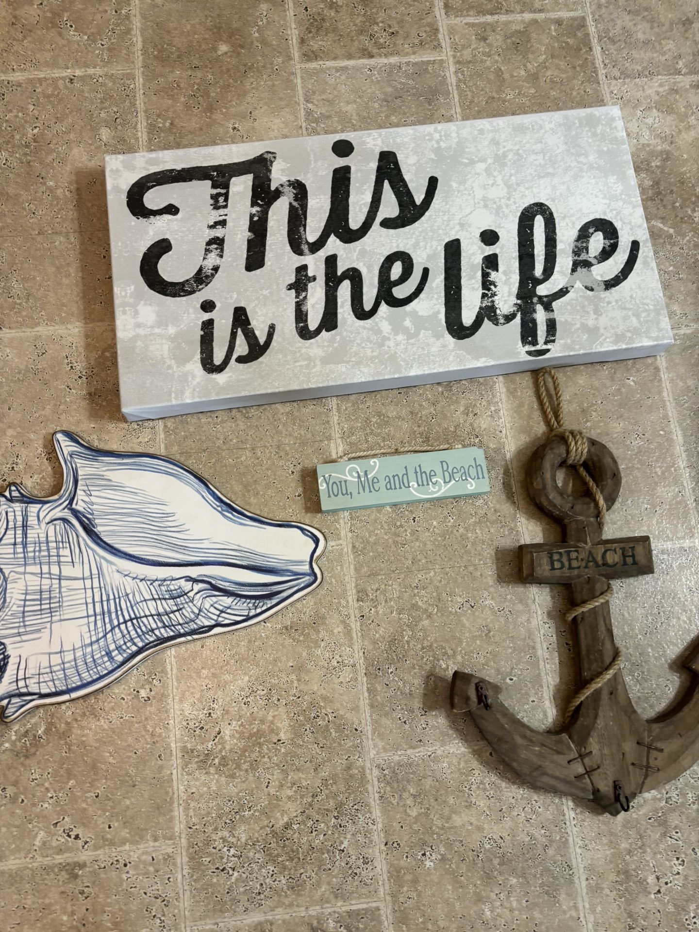 New Beach Themed Wall Art/ All For 15.00
