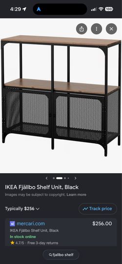 IKEA FJallbo shelf and sideboard