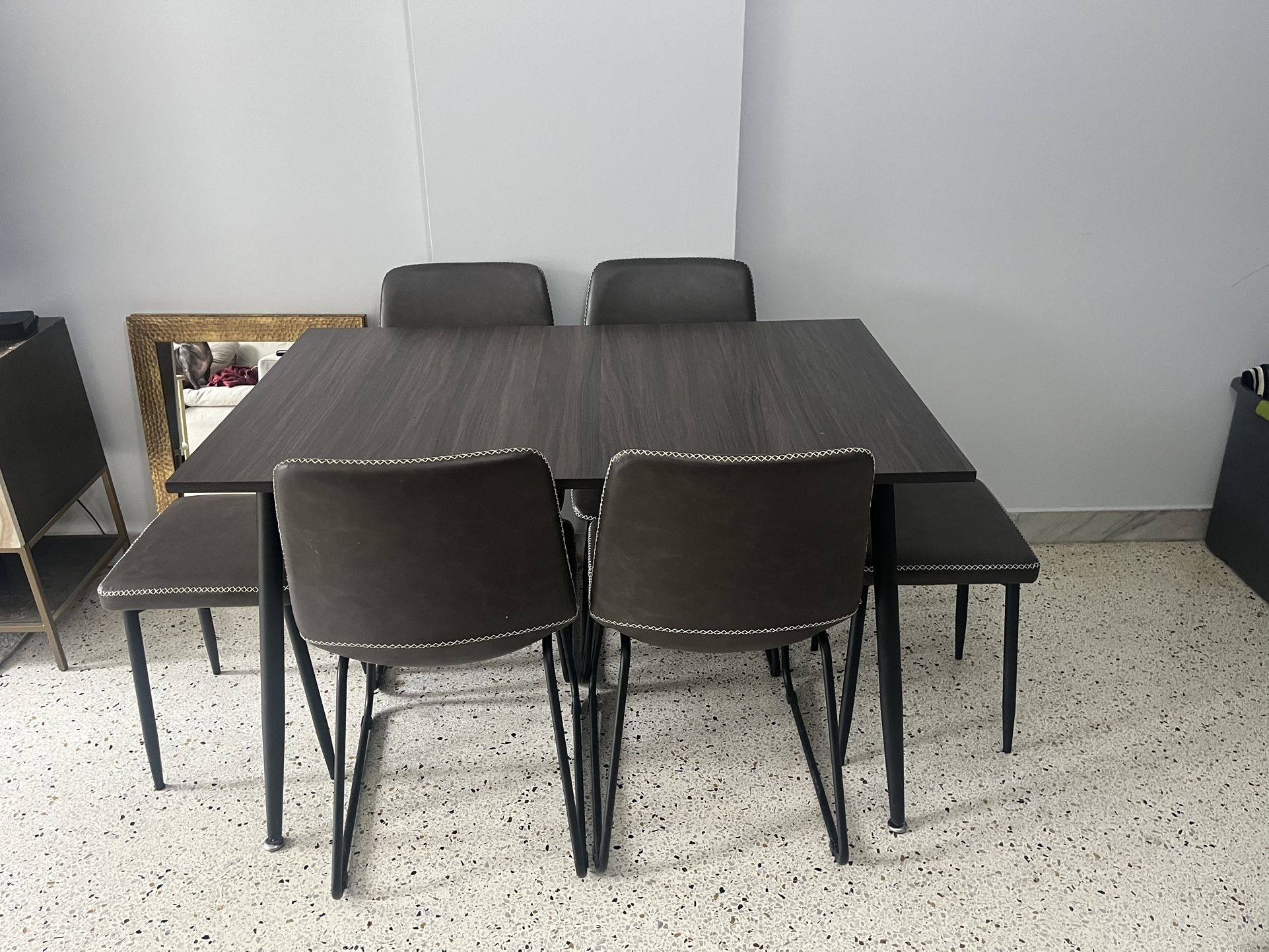 6 Seat Dining Table Set