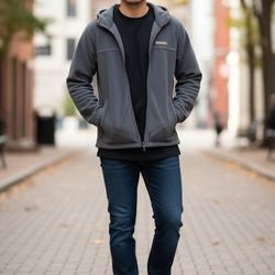 Columbia Men's Steens Mountain Full Zip Fleece Hoodie - Size S