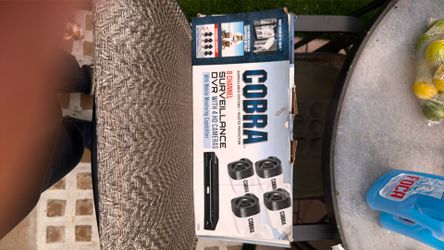Cobra 8 channel surveilance DVR With 4 Cameras