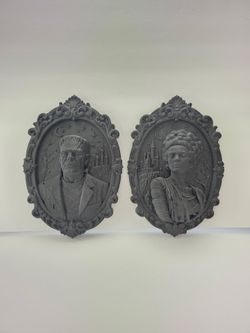 Frankenstein and Bride bundle. Wall decor