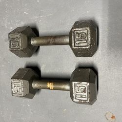 Dumbbells 15 Pounds 