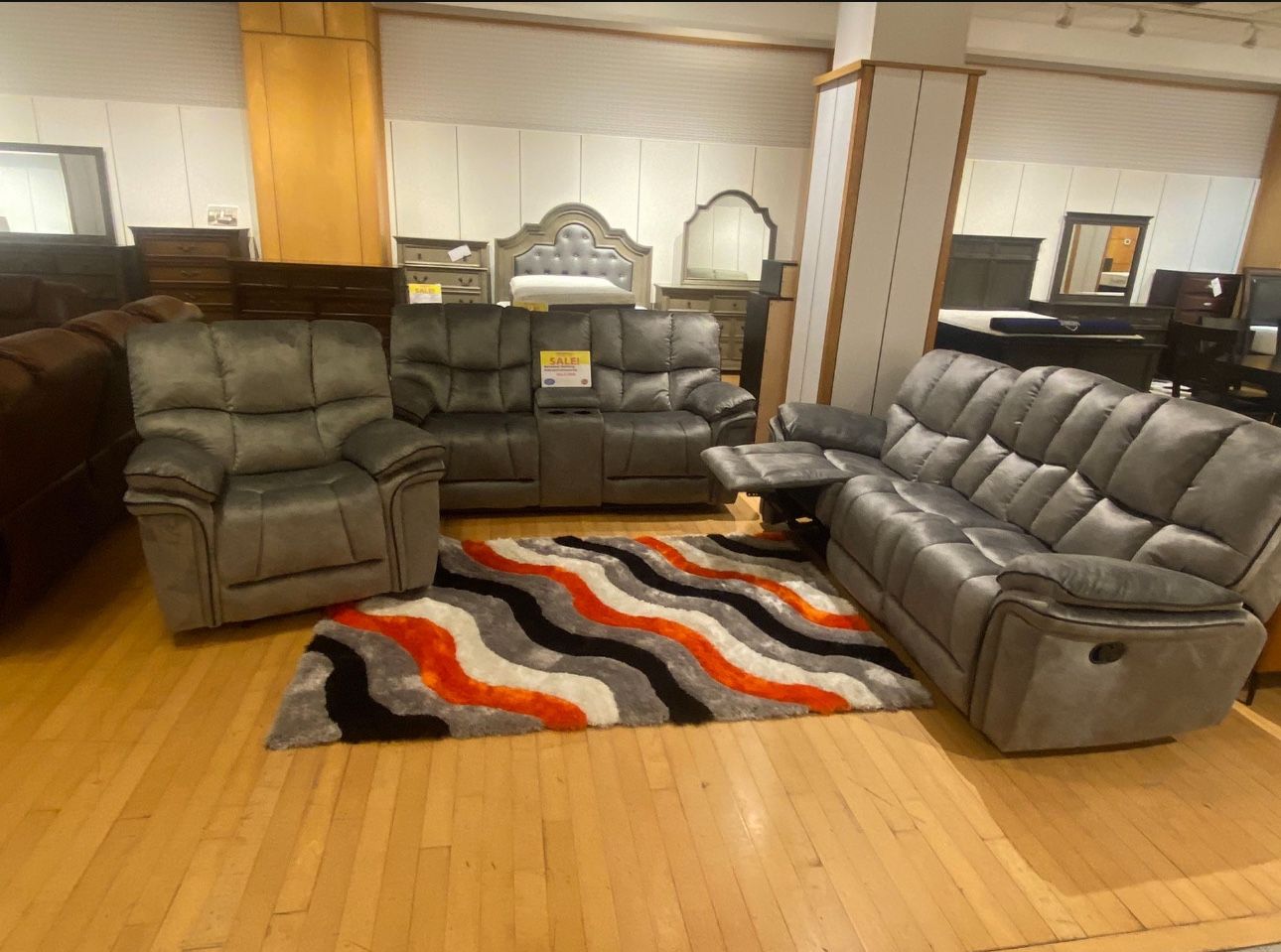 MEMORIAL DAY SALE!! COMFY NEW BARCELONA RECLINING SOFA AND LOVESEAT SET ON SALE ONLY $899. IN STOCK SAME DAY DELIVERY π EASY FINANCING