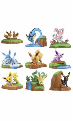 Eevee and friends statue