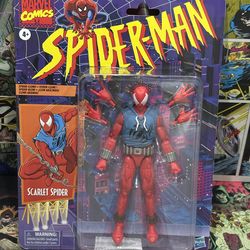 Spider-Man Marvel Legends Comic 6-inch Scarlet Spider AF by HASBRO