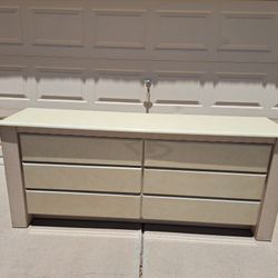Ashley Millennium 6-Drawer Dresser - Solid Wood Travertine $275