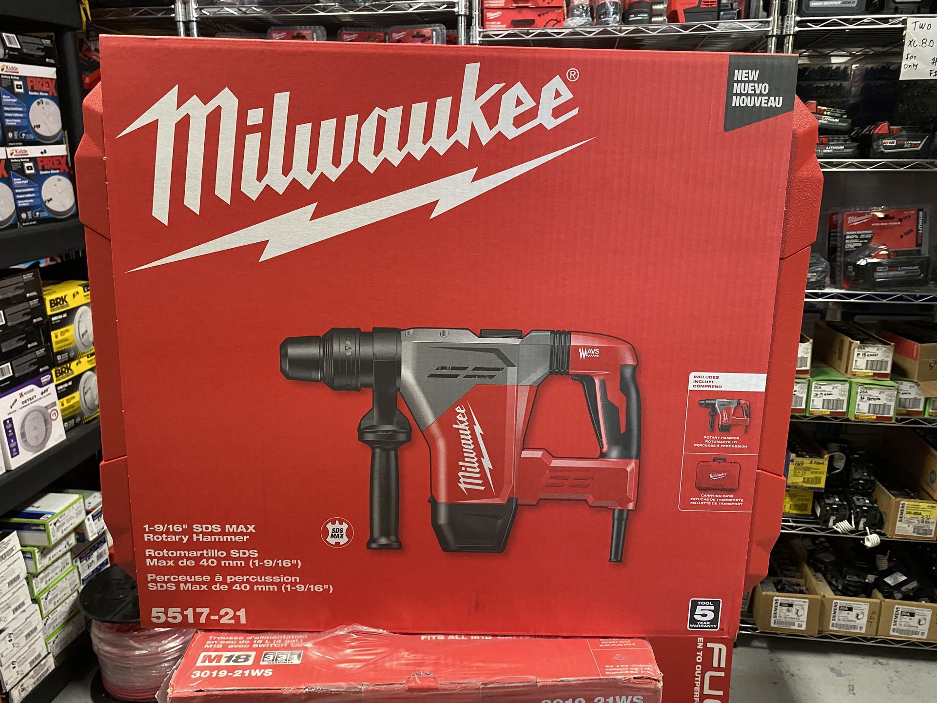 Milwaukee 1-9/16 in. SDS-Max Rotary Hammer