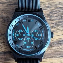 Black And Blue Watch