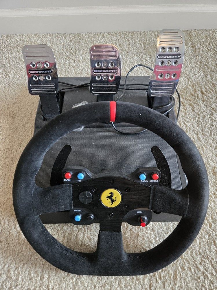 Thrustmaster T300 Alcantara Wheel and Pedals (No Base Station)