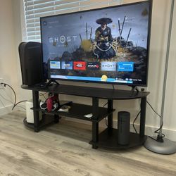 Small Black Oak TV Stand