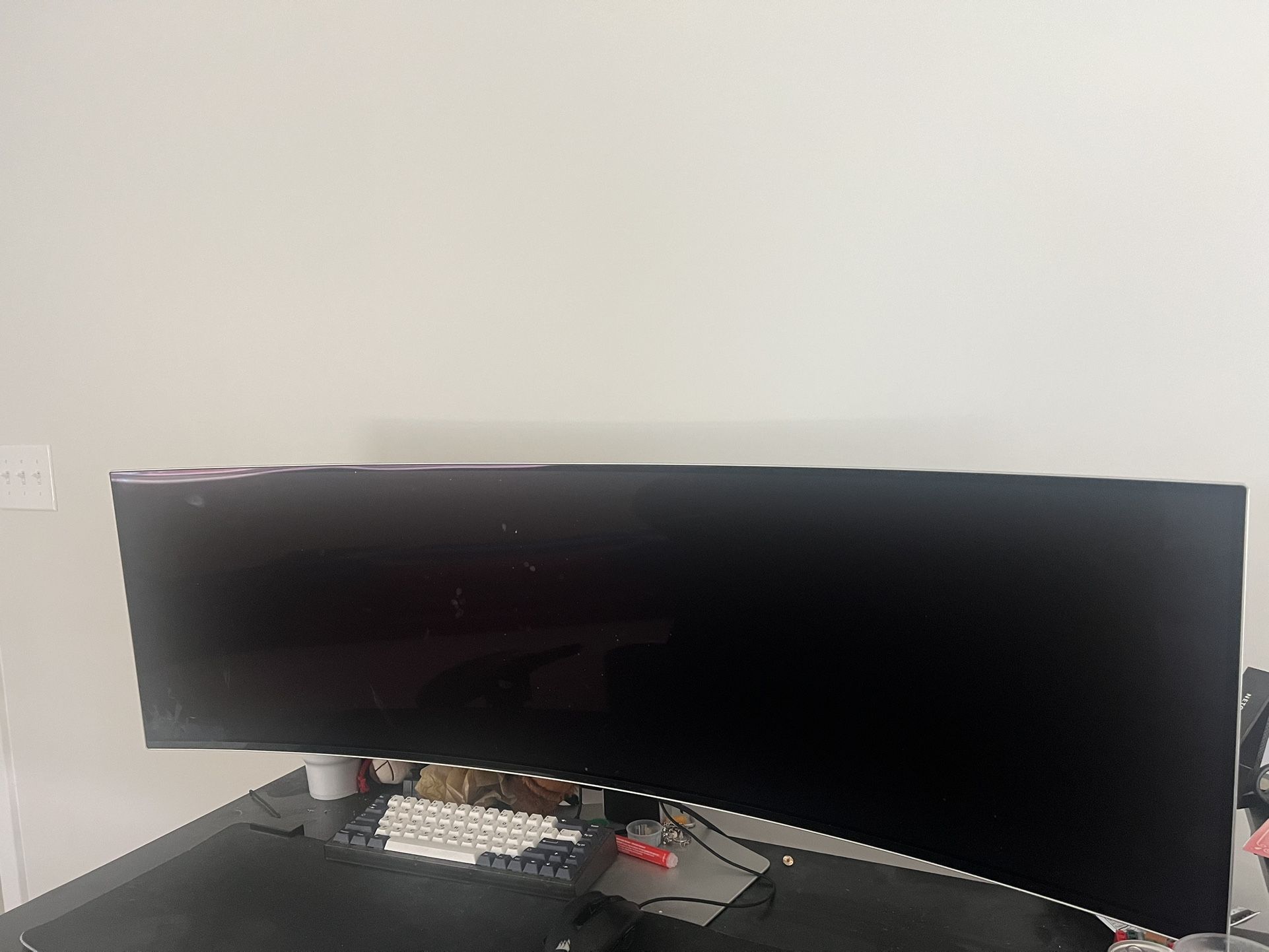 Samsung 49" Odyssey OLED (G93SC) Series Curved Gaming Monitor w QD-OLED, 240Hz, 0.03ms, DQHD, G-Sync Compatible, AMD FreeSync Premium Pro,Height Adjus