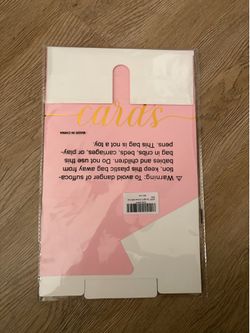 Light Pink and Gold Foil Card Box for Party