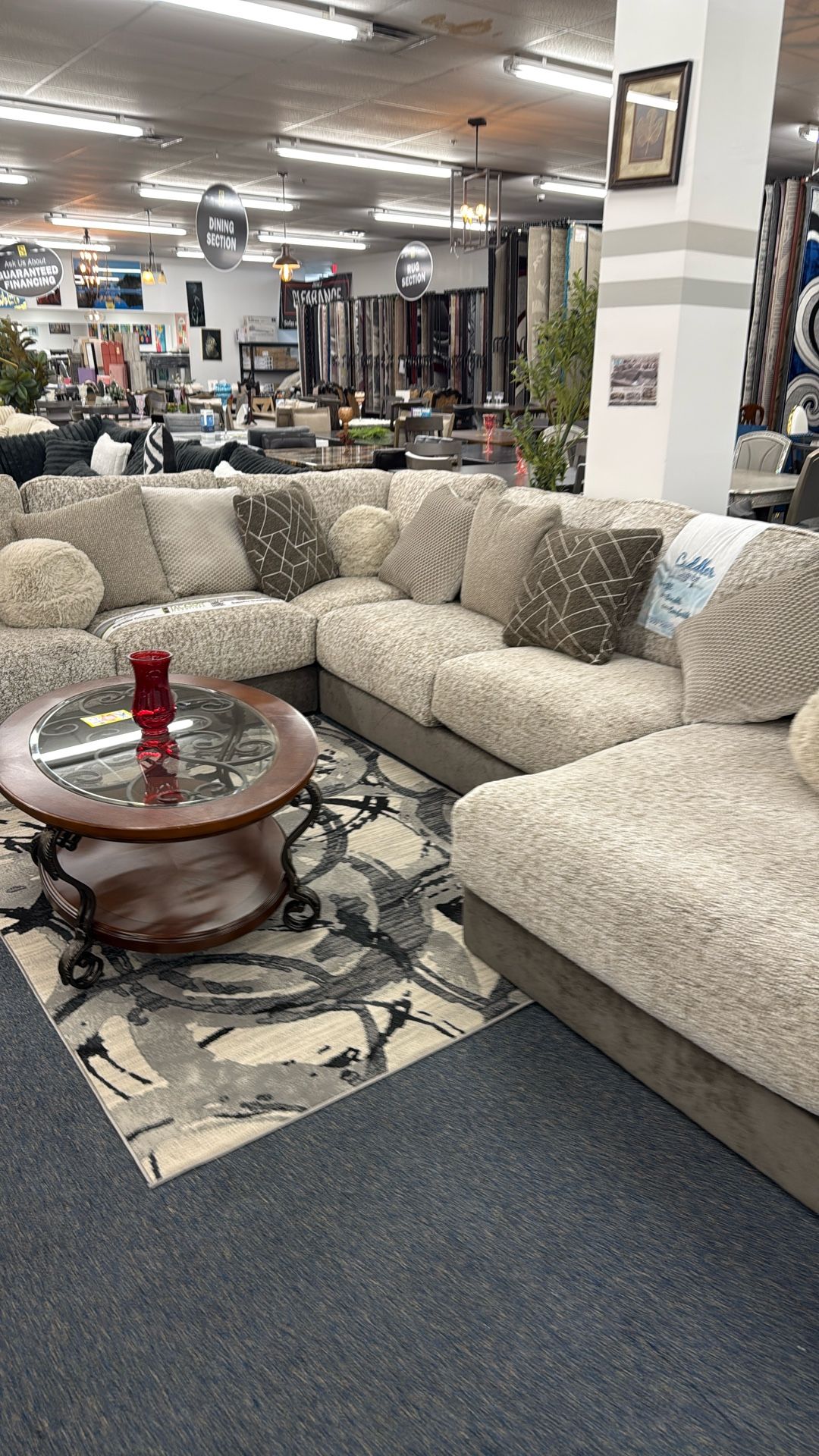 “Oversized Memory Foam Sectional — Cloud-Like Comfort & Lasting Quality!”