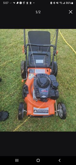 Yard Force Gas Push Lawn Mower self propelled