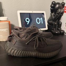 Black Yeezys size 7 woman’s