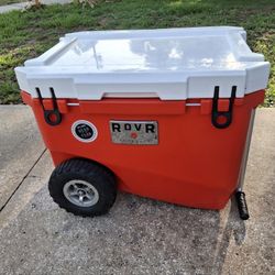 RovR RollR, Portable Wheeled Camping Cooler (60 qt.) (Desert)