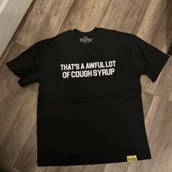 Black Awful Lotta Cough Syrup Tee