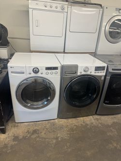 Used LG Washer and Gas Dryer Front Load