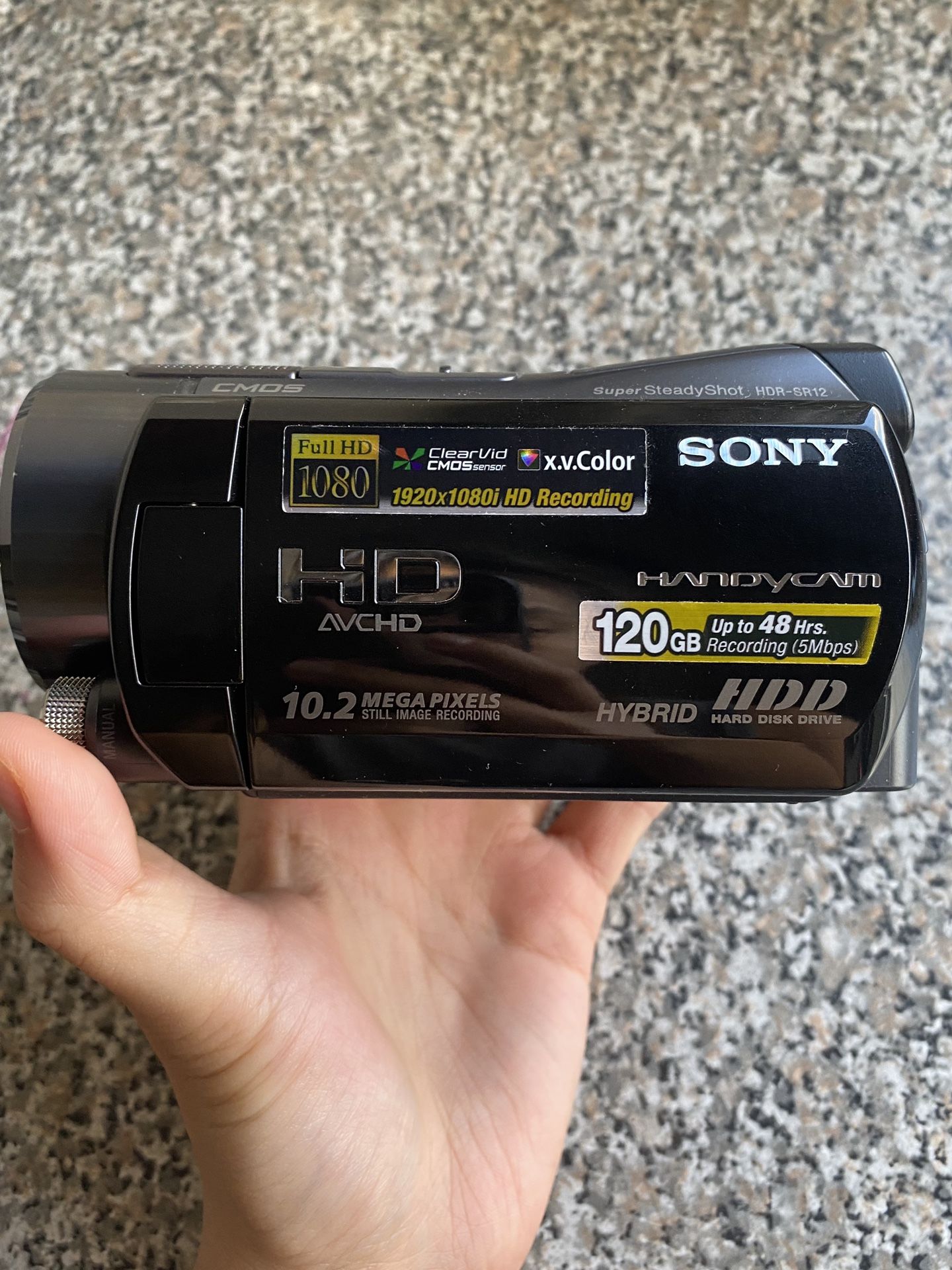 Sony HDR-SR12 AVCHD 10.2 MP camcorder