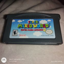 Super Mario world for Gameboy advance