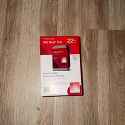 WD Red Pro 22TB NAS Internal HDD - New Sealed
